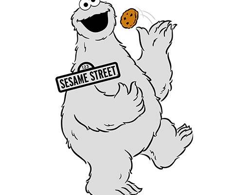芝麻街矢量sesame street矢量甜饼怪矢量动画片矢量
