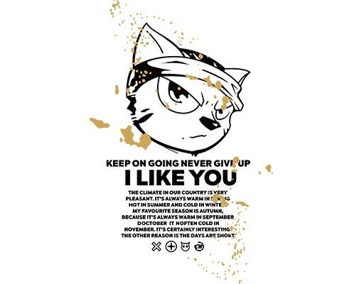 卡通猫咪头像英文字母矢量手绘卡通动物头像