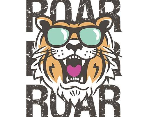 卡通老虎矢量英文字母矢量破碎文字矢量戴眼镜的老虎头像