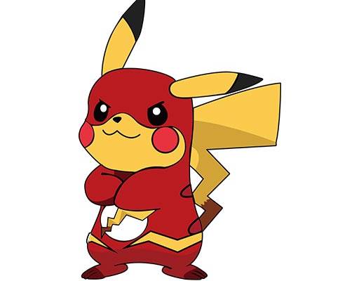 卡通皮卡丘矢量动画片矢量可爱卡通矢量