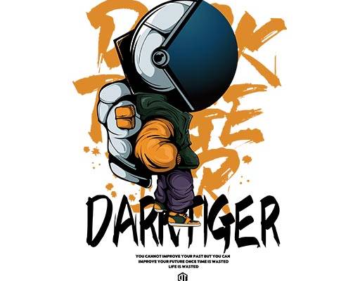 卡通宇航员矢量英文字母矢量喷溅英文字母