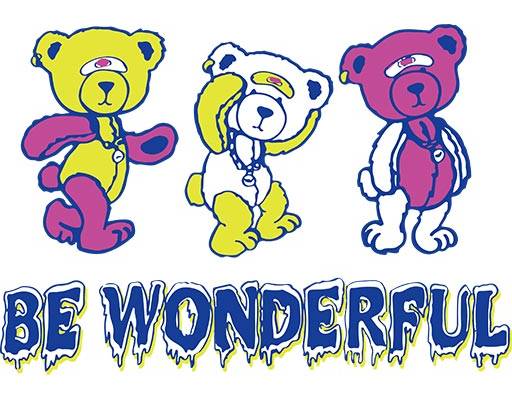 卡通小熊矢量英文字母矢量三只小熊涂鸦卡通涂鸦文字矢量