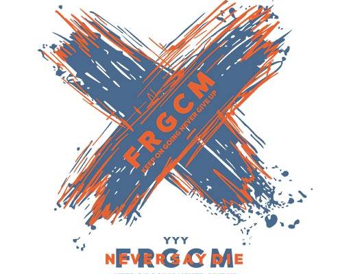 破碎叉矢量英文字母矢量涂鸦图案