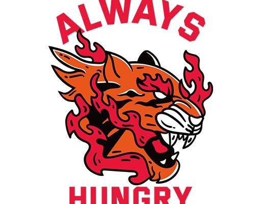 卡通老虎矢量手绘老虎头像