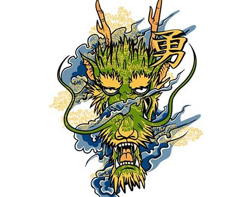 卡通龙头中文字母图案手绘龙祥云图案卡通动物图案