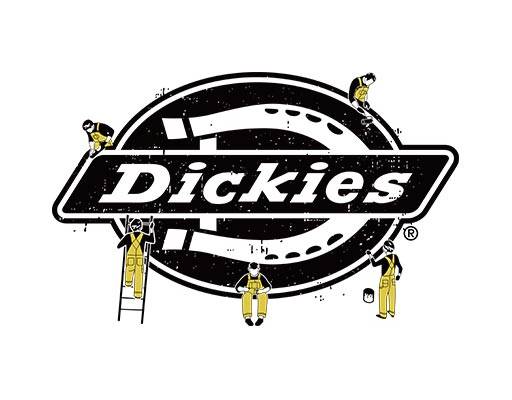 dickies凯思图案人物装饰图案工人图案卡通人物图案