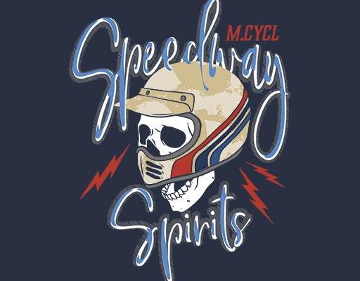 骷颅头图案卡通头盔图案手写英文字母图案