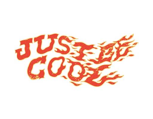 英文字母图案火焰文字图案简约文字图案just be cool文字图案
