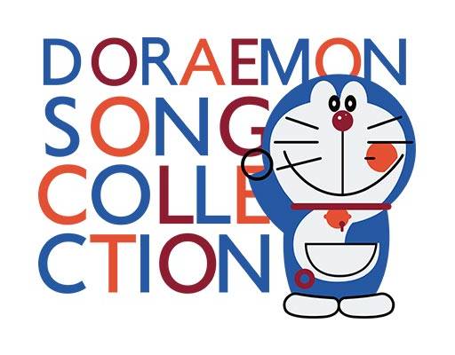 哆啦A梦图案卡通机器猫图案彩色英文字母ドラえもんDoraemon小叮当