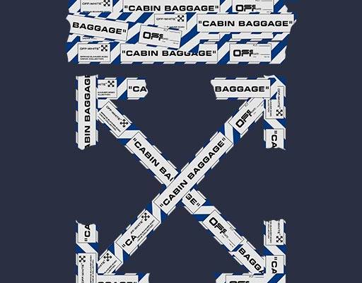 offwhite图案箭头图案贴纸图案品牌印花图案