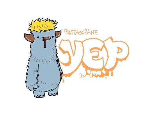 卡通怪兽英文字母图案涂鸦文字图案手绘卡通