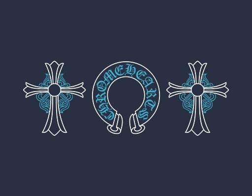十字架矢量Chrome Hearts 克罗心矢量图案品牌图案