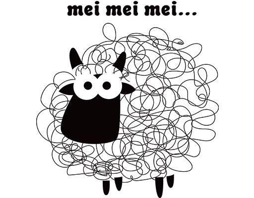 卡通羊矢量手绘小绵羊矢量英文字母矢量卡通动物矢量