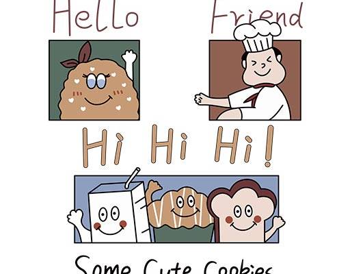 卡通人物矢量手绘卡通图案卡通面包食物矢量饮料矢量英文字母矢量