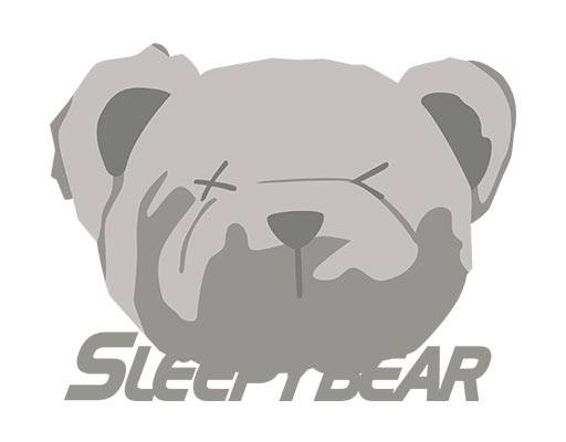 小熊头像矢量英文字母矢量卡通小熊手绘小熊剪影矢量