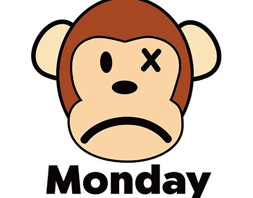 猴子头像矢量英文字母矢量卡通动物矢量大猩猩头像矢量