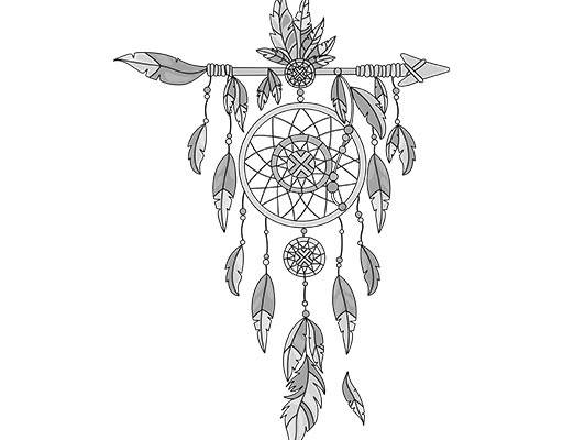 羽毛矢量原始挂件矢量手绘羽毛箭矢量