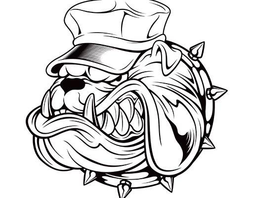 哈巴狗矢量卡通狗头像矢量猫和老鼠里面的狗矢量戴帽子的狗卡通动物矢量