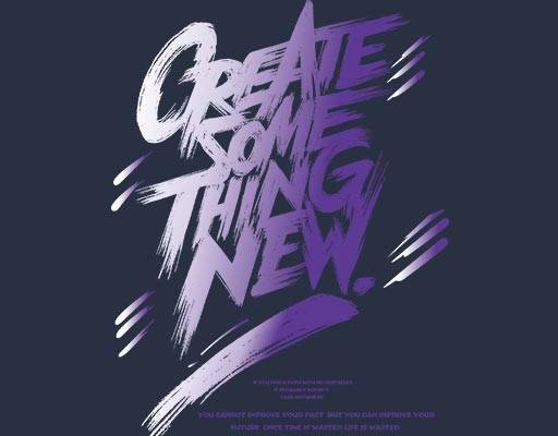 彩色英文字母矢量毛笔英文字母手写英文字母矢量男装印花矢量