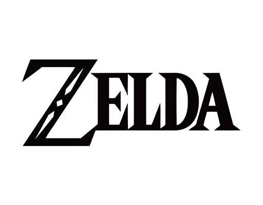 zelda英文字母矢量简约文字矢量卡通文字