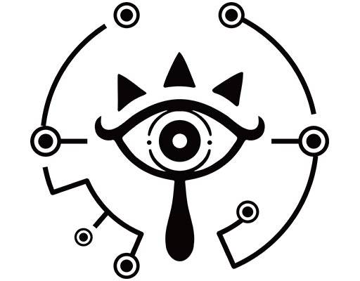 塞尔达同人logo矢量眼睛矢量简笔眼睛眼球legend of zelda symbols