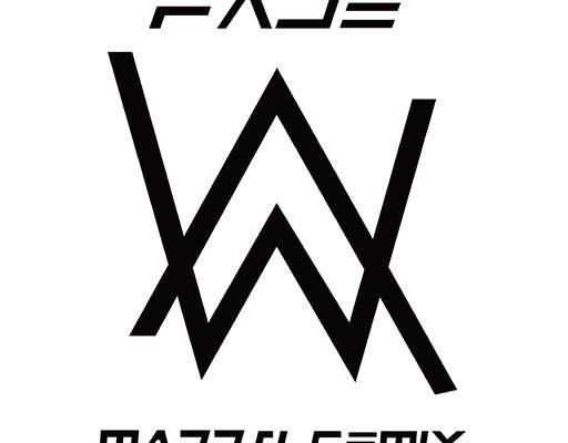 简约文字矢量w文字矢量男装简约卡通矢量alan walker log