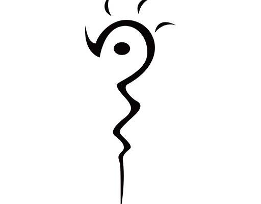 刻字膜矢量图案动画片符号矢量手绘卡通符号