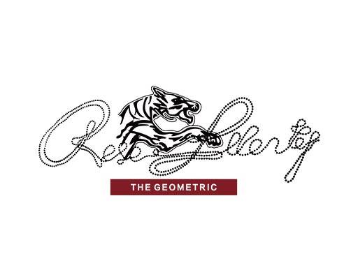 卡通老虎矢量卡通动物烫钻图案手绘英文字母矢量老虎剪影矢量