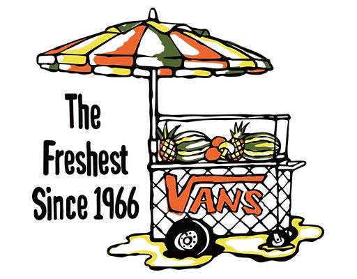 卡通水果摊矢量万斯矢量图案西瓜矢量手绘英文字母矢量