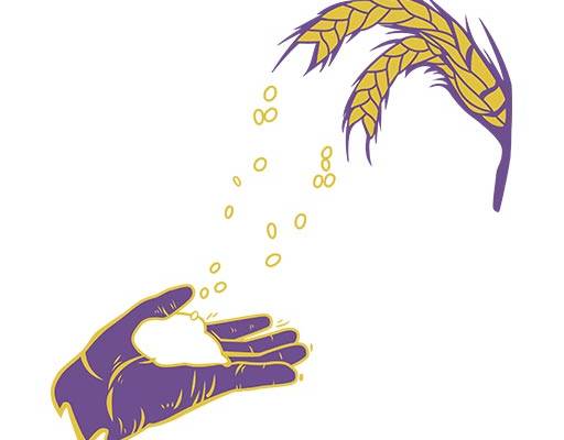 麦穗矢量手臂矢量李宁图案矢量手绘麦穗丰收矢量