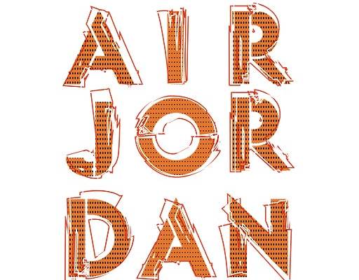 英文字母矢量airjordan乔丹英文字母矢量卡通文字矢量