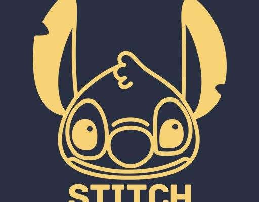 史迪仔头像矢量可爱卡通矢量Stitch星际宝贝卡通图案圆形矢量图案