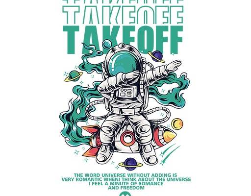 宇航员矢量卡通宇航员手绘卡通矢量起飞动作矢量火箭飞船矢量手绘宇航员