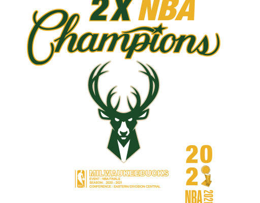 雄鹿队logo标志雄鹿队冠军印花图案champion英文字母矢量nba印花图案球队标志矢量