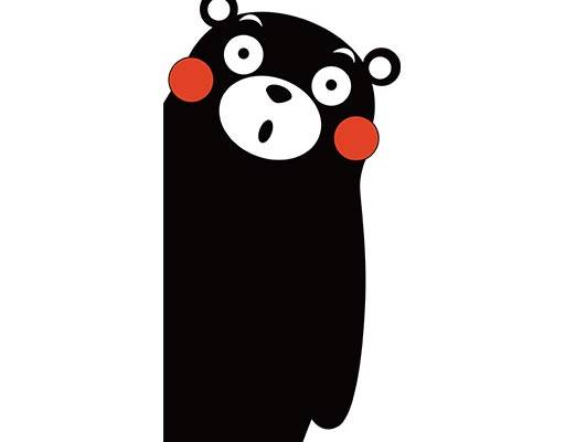 卡通动物矢量熊本熊矢量图案可爱卡通黑色熊矢量
