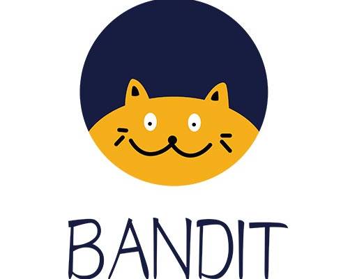 卡通动物矢量微笑表情矢量圆形矢量卡通bandit英文字母矢量卡通动物头像