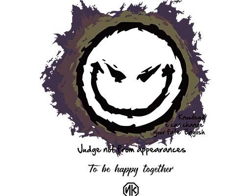 卡通表情矢量微笑表情图案涂鸦卡通矢量英文字母矢量