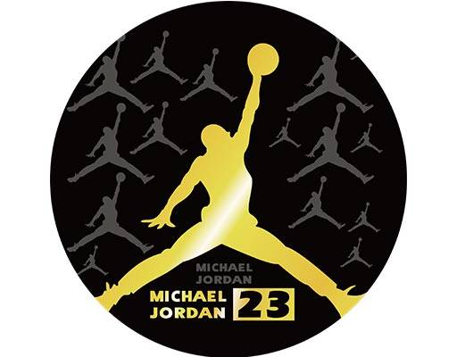 乔丹矢量金色乔丹卡通人物剪影矢量圆形矢量jordan英文字母矢量