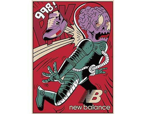 新百伦卡通图案nwe balance矢量卡通外星人矢量卡通人物矢量卡通宇航员