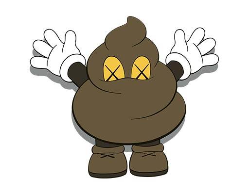 卡通便便矢量kaws卡通矢量简笔卡通矢量