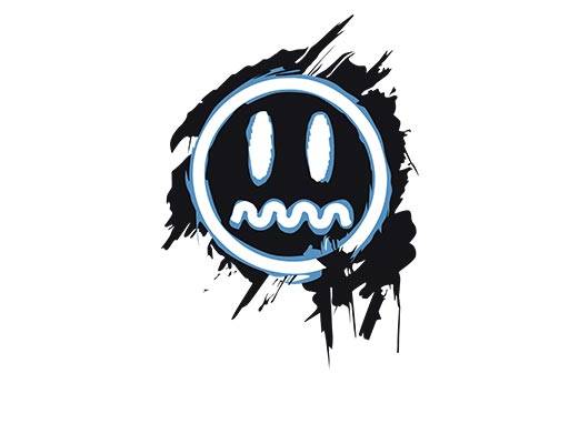 卡通笑脸矢量破碎笑脸矢量手绘表情矢量微笑表情矢量卡通