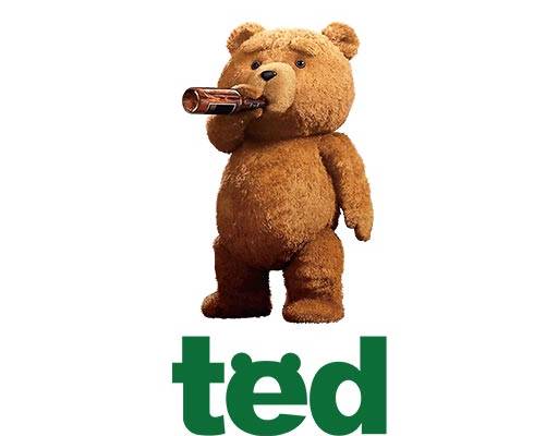 毛绒玩具泰迪小熊ted小熊图案喝酒的小熊迪泰熊印花图案