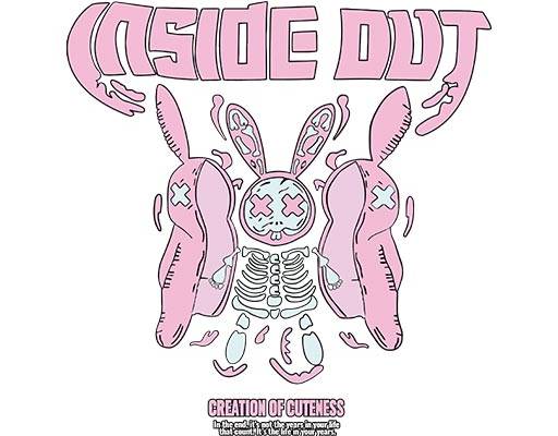 卡通兔子矢量动物骨头矢量卡通简笔画矢量英文字母矢量