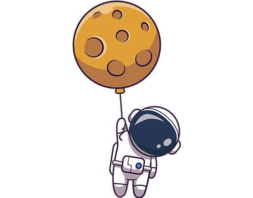 卡通宇航员矢量卡通小人矢量卡通人物矢量星球卡通矢量