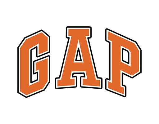 GAP盖普英文字母矢量品牌logo矢量欧美品牌字母