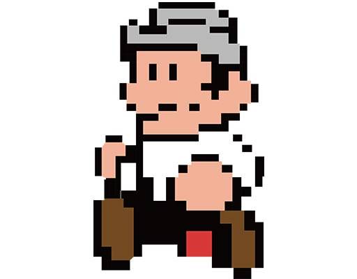 卡通人物矢量马里奥矢量游戏人物矢量马赛克人物矢量