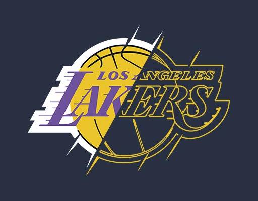 lakers湖人队矢量标志矢量英文字母矢量篮球队logo矢量篮球标志矢量