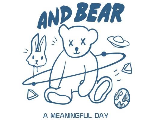 卡通小熊矢量可爱卡通动物矢量小熊简笔画矢量英文字母矢量小熊兔子头像