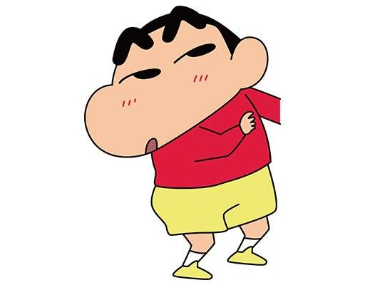 蜡笔小新矢量卡通人物矢量可爱卡通男孩矢量手绘简笔男孩