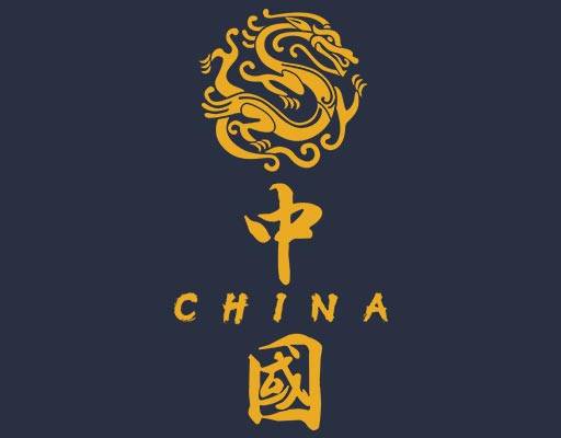 中国文字矢量中国龙图案china英文字母矢量龙剪影矢量图腾矢量